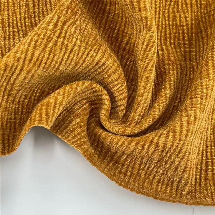 Crinkle Chenille Upholstery Fabric high quality